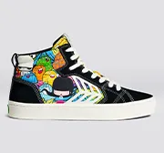 CATIBA PRO High Black Suede Toz Canvas Sneaker Men
