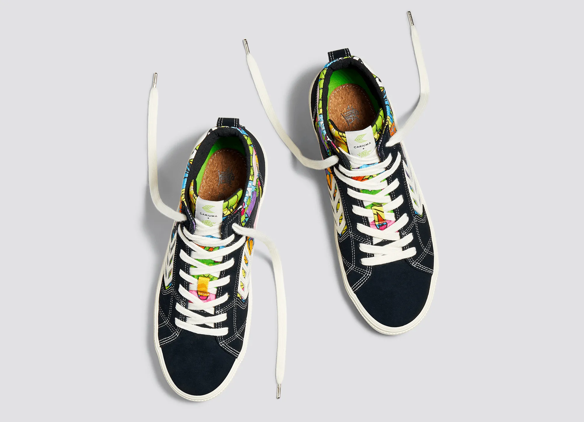 CATIBA PRO High Black Suede Toz Canvas Sneaker Men