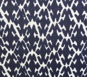 China Seas: Izmir on Suncloth - Custom Navy on White Suncloth (OUTDOOR)