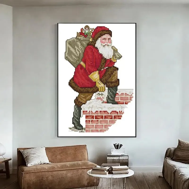 Christmas - Cross Stitch Embroidery Kits Santa Claus