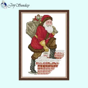 Christmas - Cross Stitch Embroidery Kits Santa Claus