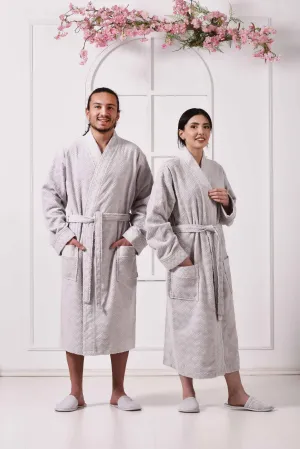 Clarence Collection Jacquard Velvet Bathrobe