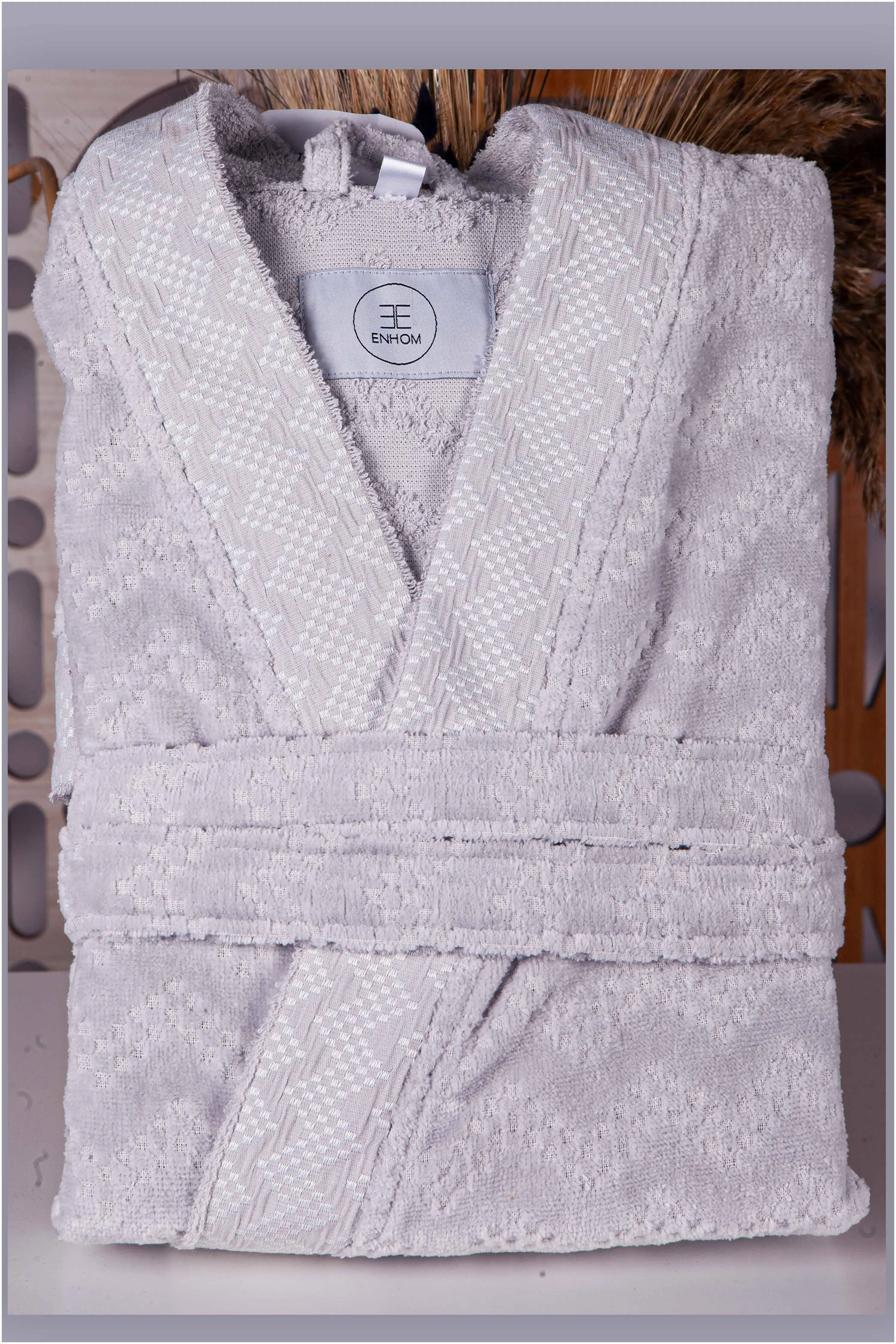 Clarence Collection Jacquard Velvet Bathrobe