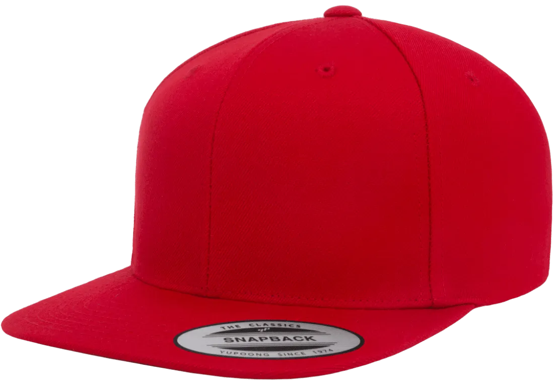 Classics Blank Snapback Cap Red