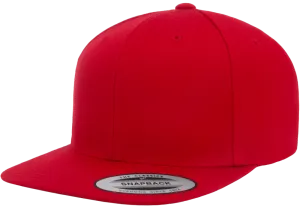 Classics Blank Snapback Cap Red