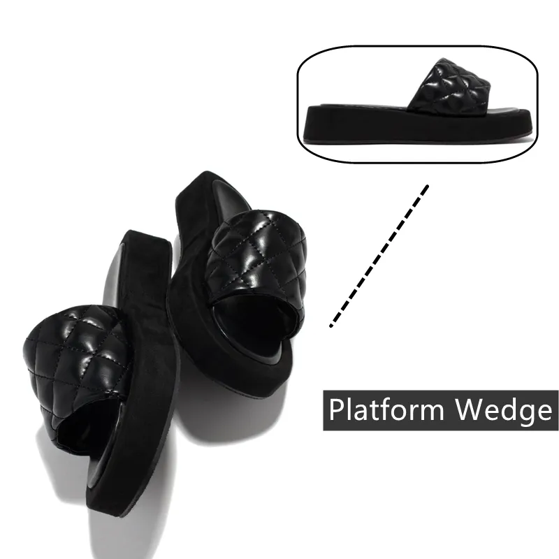 Classy Women Outdoor Non-slip Casual Platform Wedge Slippers
