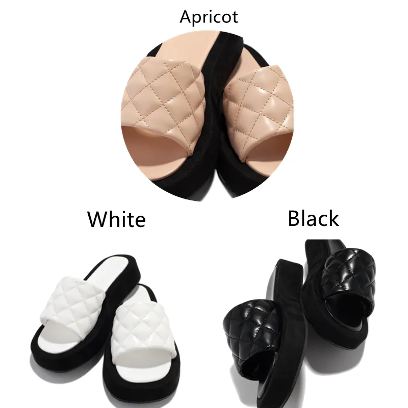 Classy Women Outdoor Non-slip Casual Platform Wedge Slippers