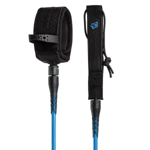 CREATURES OF LEISURE LONGBOARD SURF LEASH 9FT BLUE BLACK