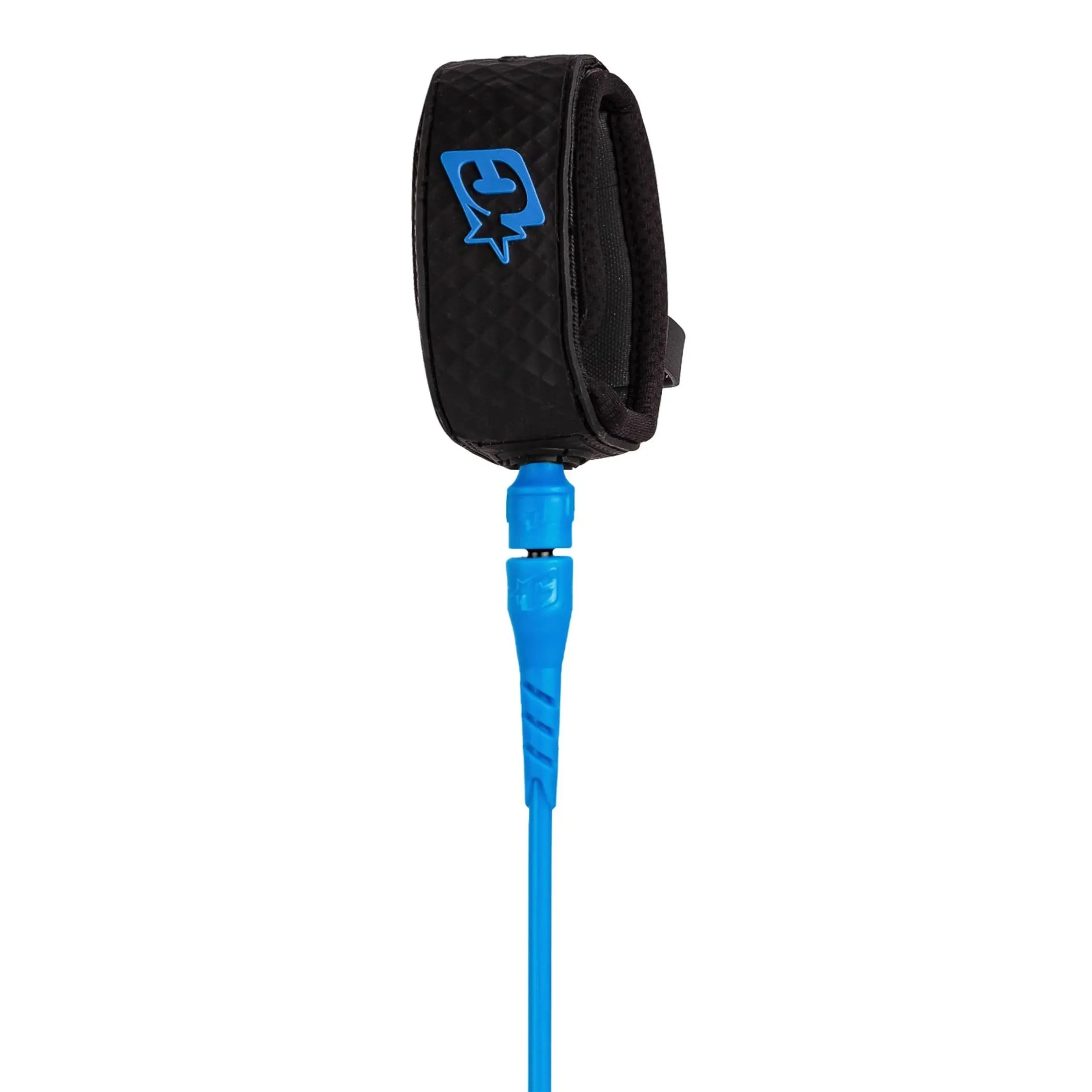 CREATURES OF LEISURE LONGBOARD SURF LEASH 9FT BLUE BLACK