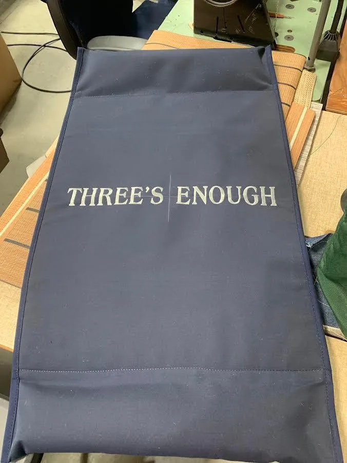 Custom 30"W X 36"L SUNBRELLA Canvas Gunwale Boarding Mat
