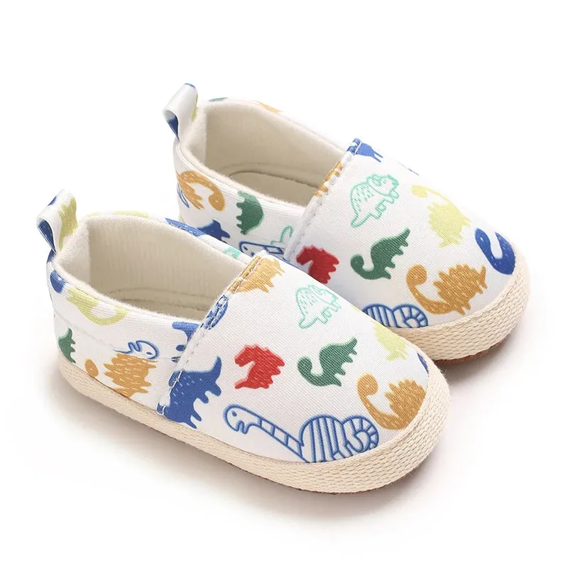 Cute Baby Slip-On Shoes for Boys & Girls – Soft Cotton Crib Shoes