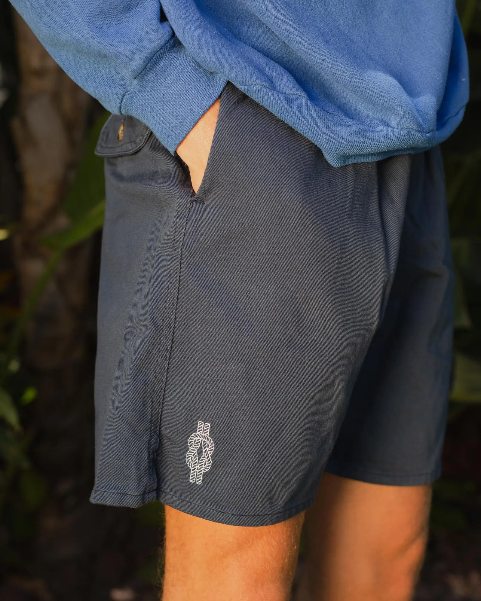 Daydream Embroidered Knot Shorts
