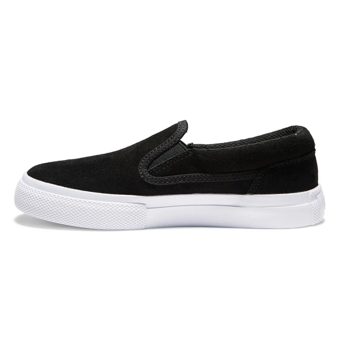 DC Manual Slip-On Black/White kids' Shoes