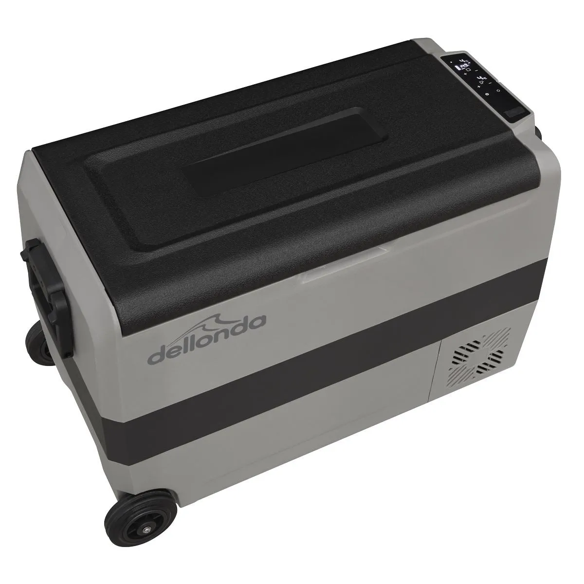 Dellonda 50L Portable Dual Zone Compressor Car Camping Fridge/Freezer 12/24V