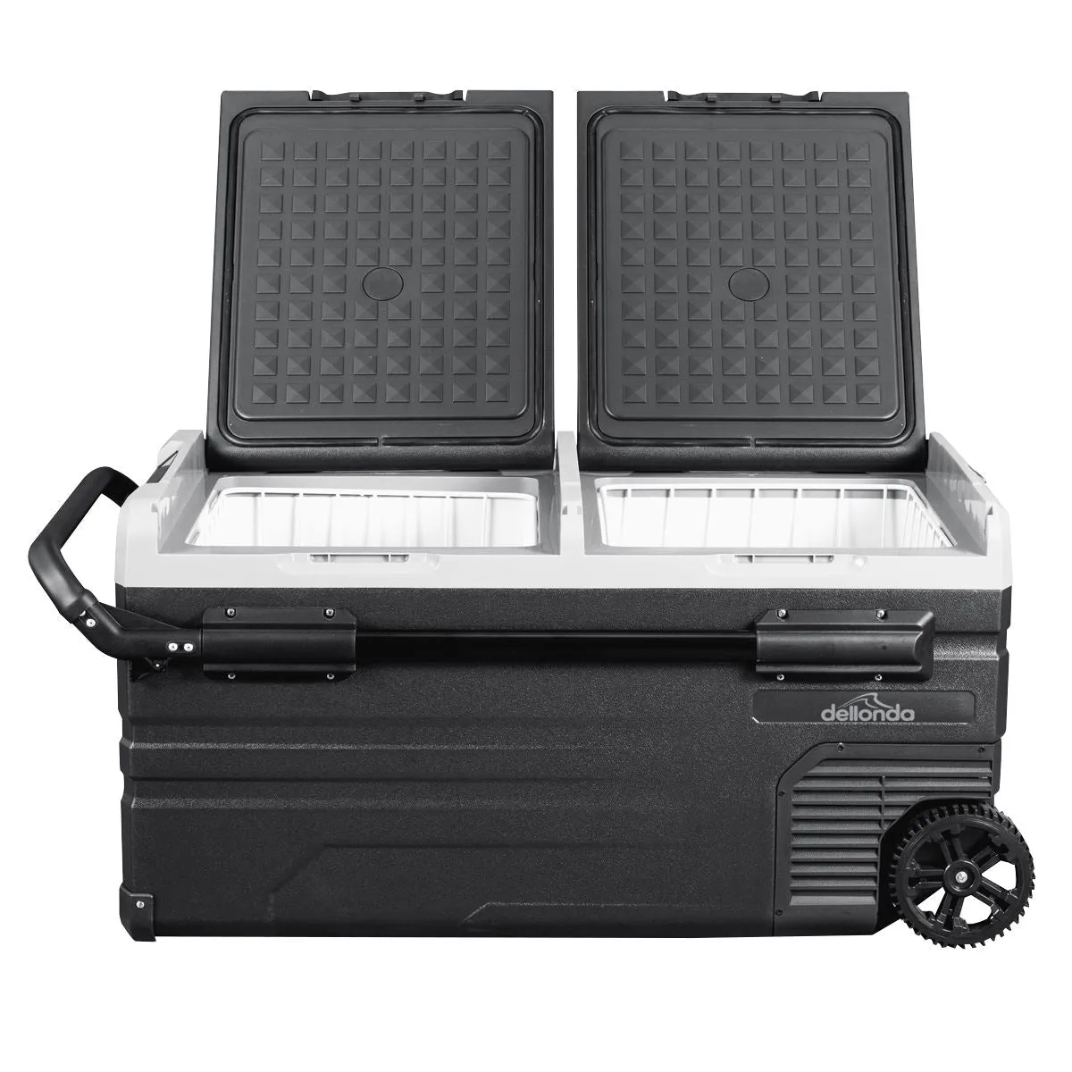 Dellonda 95L Portable Dual Zone Compressor Car Camping Fridge/Freezer 12/24V