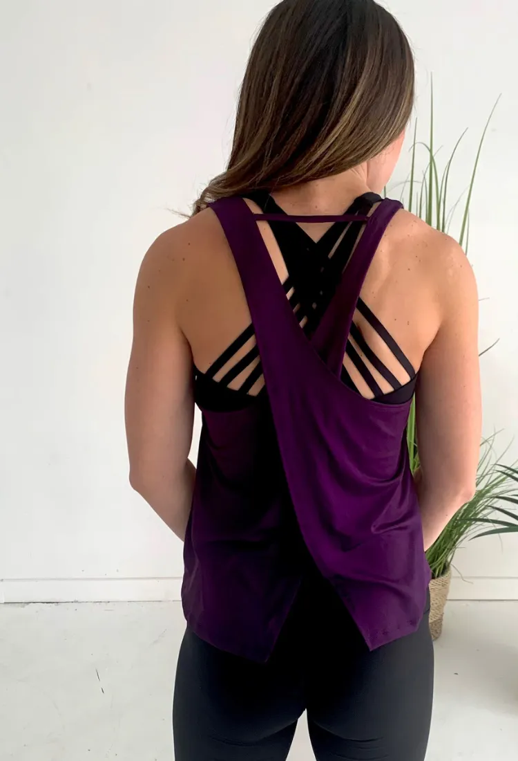 Dream Fit Open Back Top -5 colors