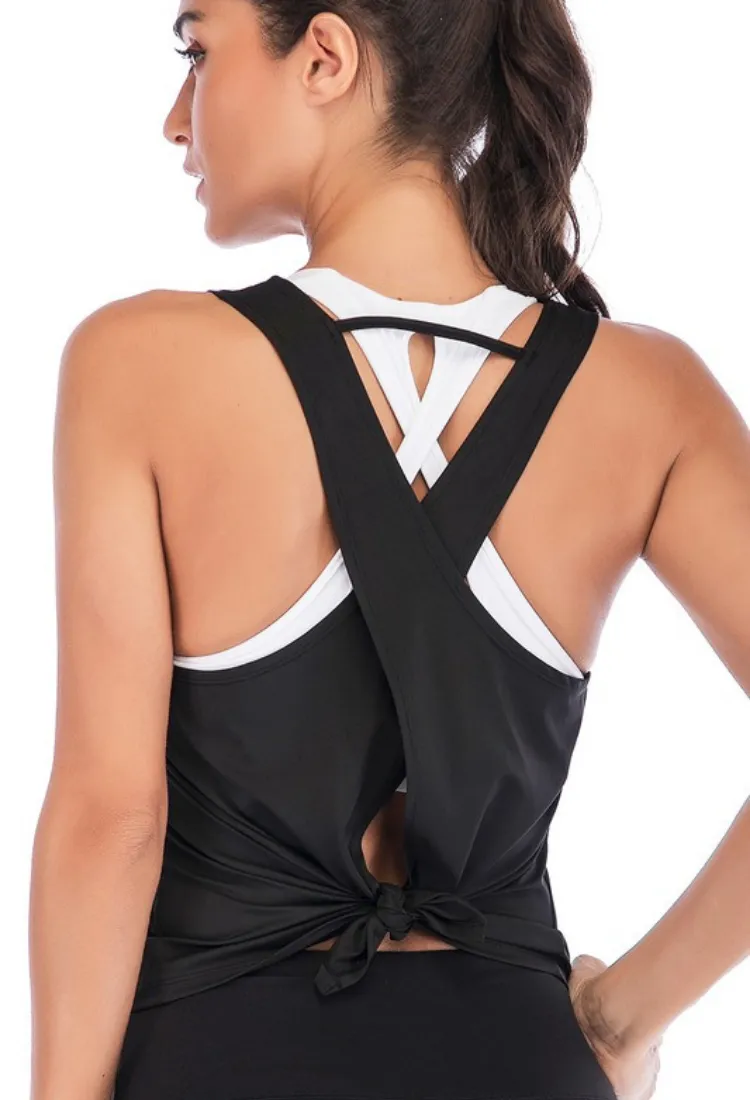 Dream Fit Open Back Top -5 colors