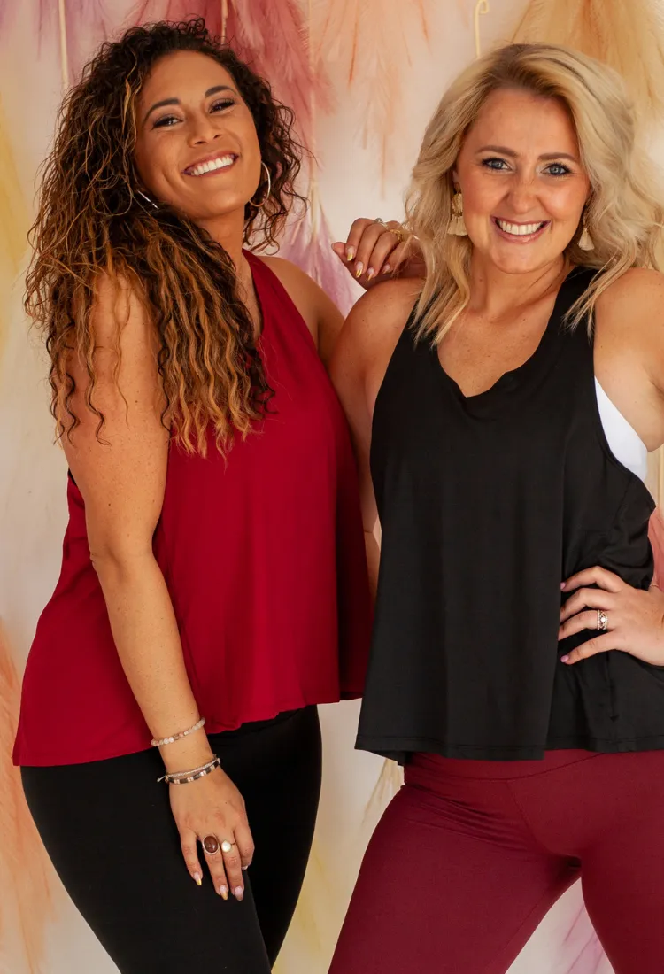 Dream Fit Open Back Top -5 colors