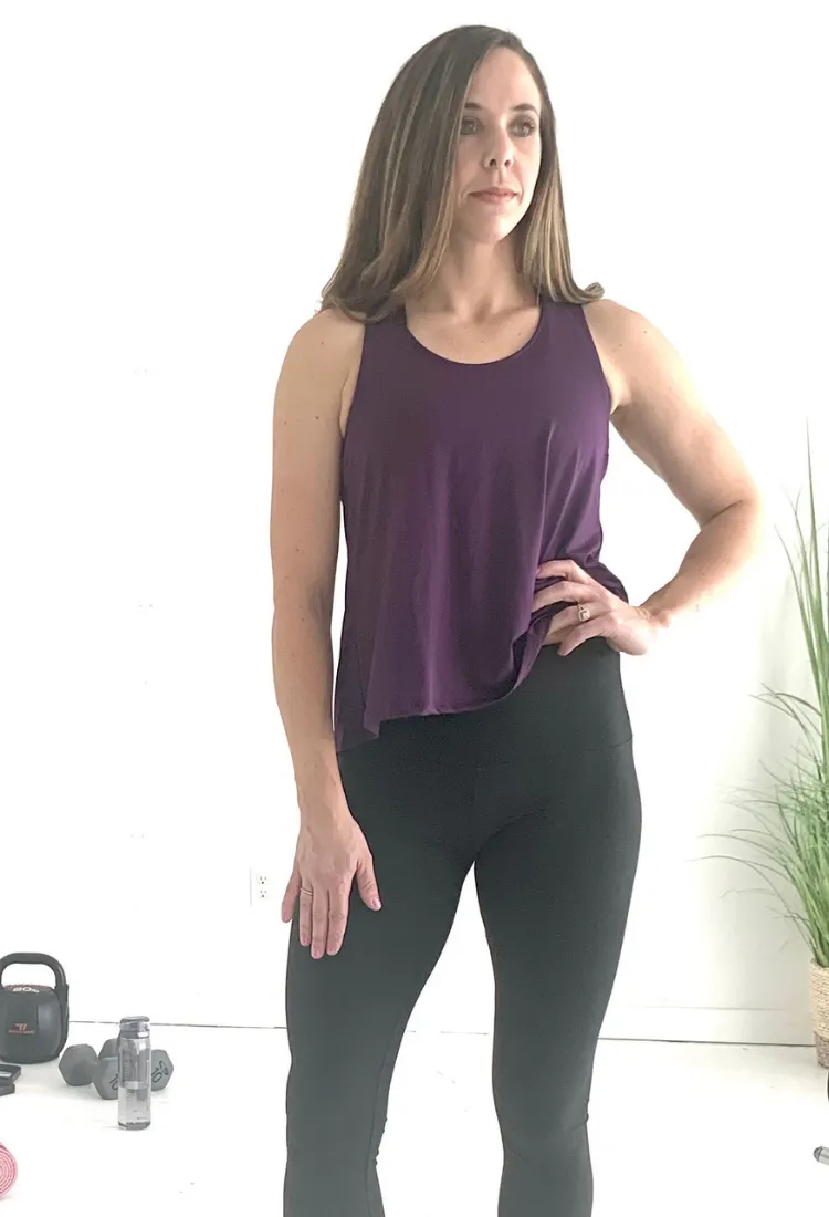 Dream Fit Open Back Top -5 colors