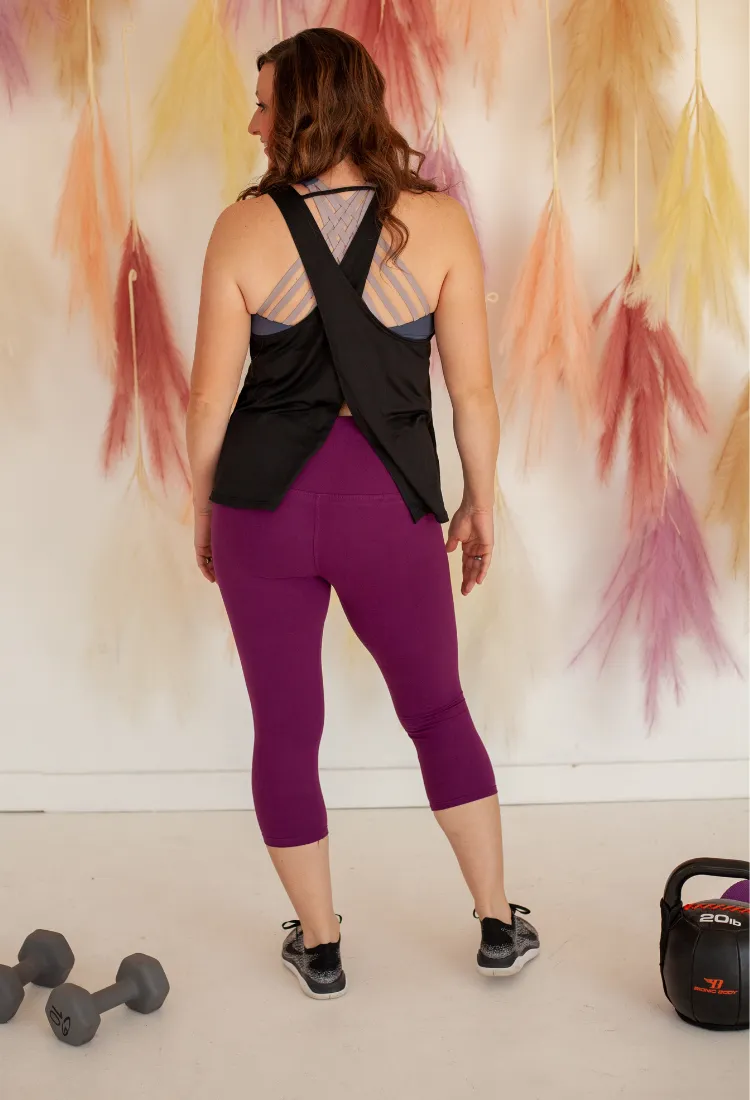 Dream Fit Open Back Top -5 colors