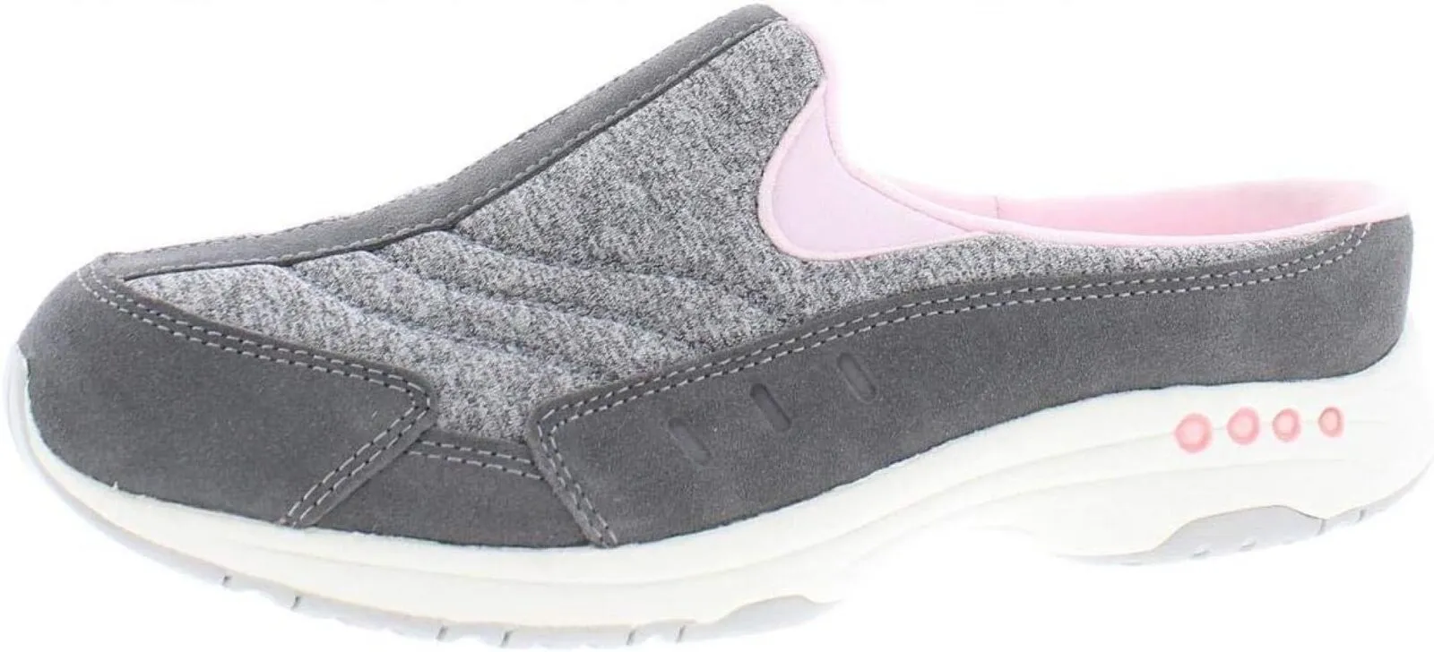 Easy Spirit Traveltime Mule Womens Slip On Shoes Medium Gray 7.5M