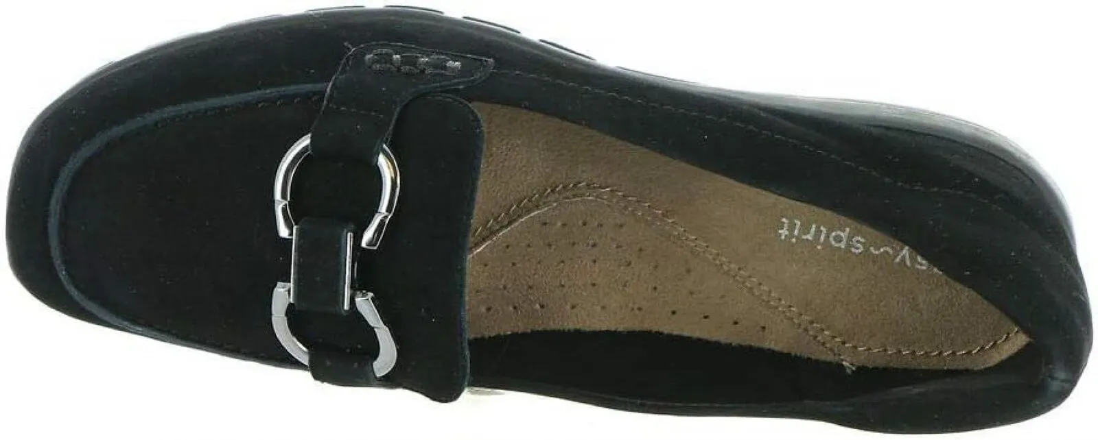 Easy Spirit Womens Avienta Slip On Loafer Shoes SEAVIENTA Black 5M