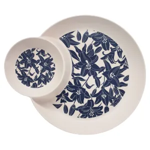 Eetrite Bamboo Fibre Chip & Dip Platter, 38cm LC1006