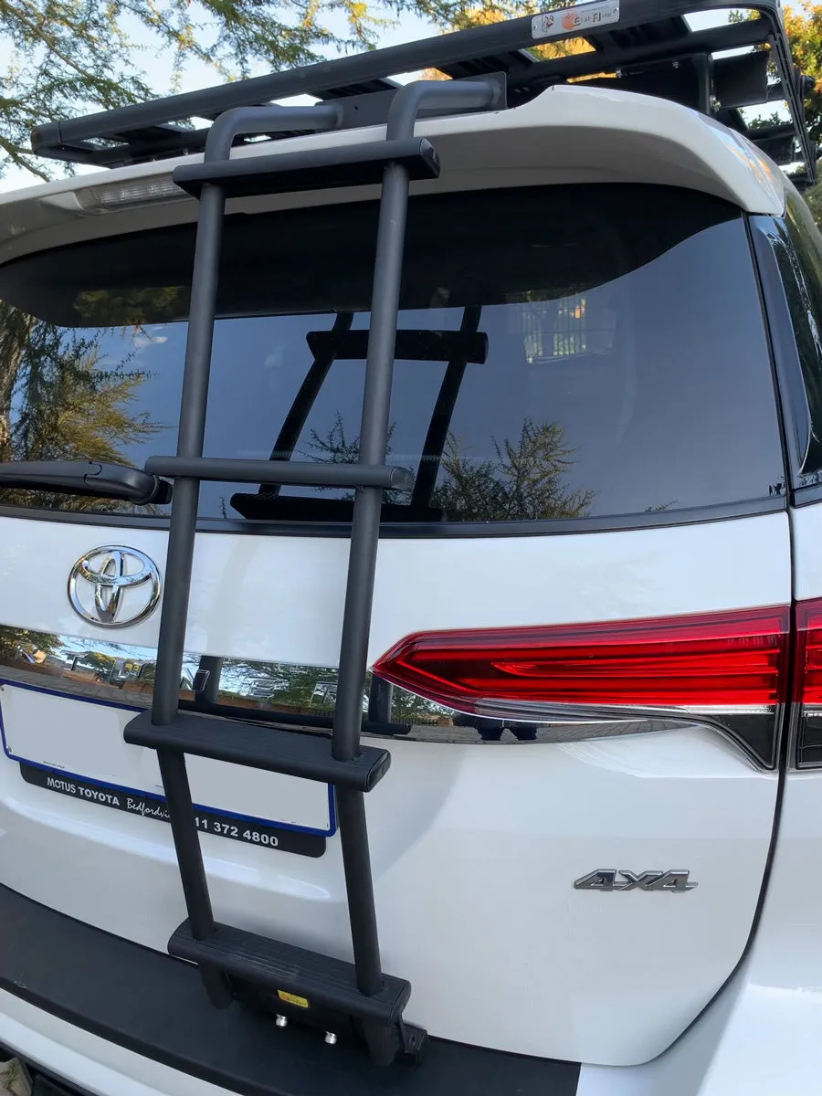 Eezi-Awn Ladder Aluminium compatible with Toyota Fortuner 2016Plus - Black Friday Sale