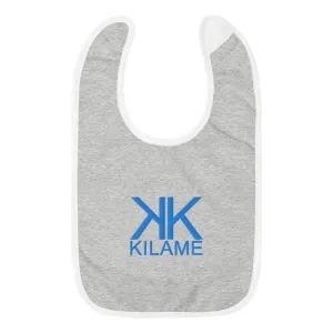 Embroidered Baby Bib 'Kilame logo'