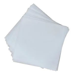 Embroidery Backing Pre-Cut Sheets White