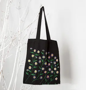 Embroidery Canvas Bag Kit DIY Adult Handmade Beginner Material Bag Grass