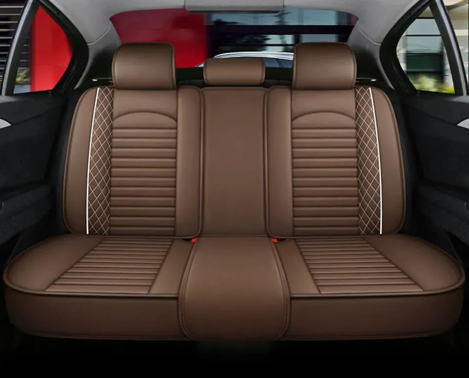 Embroidery  Car  Seat  Covers  Set  Universal  Fit  Most  Cars Cover