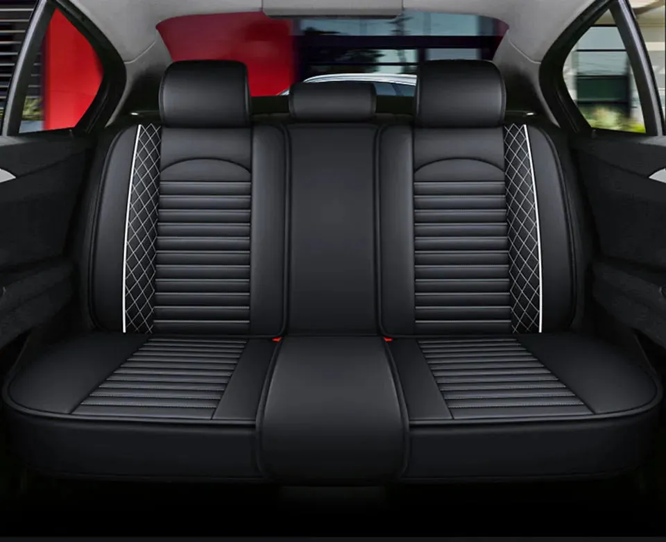 Embroidery  Car  Seat  Covers  Set  Universal  Fit  Most  Cars Cover