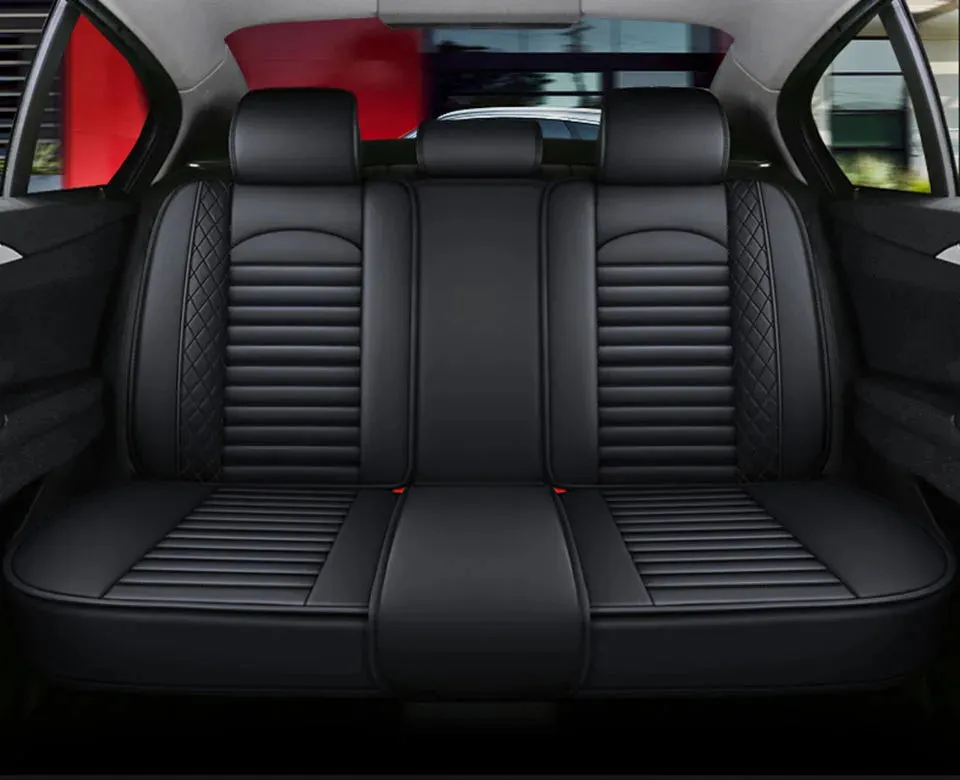 Embroidery  Car  Seat  Covers  Set  Universal  Fit  Most  Cars Cover