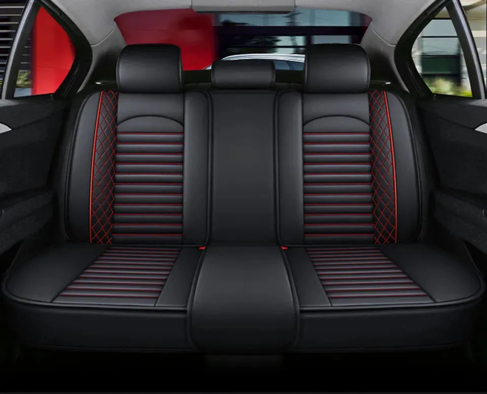 Embroidery  Car  Seat  Covers  Set  Universal  Fit  Most  Cars Cover