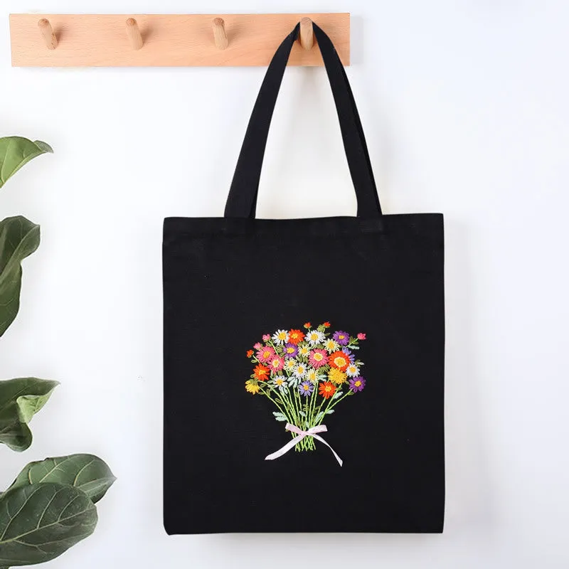 Embroidery Kit Bag Cross Stitch Cotton Canvas Bag Su Embroidery