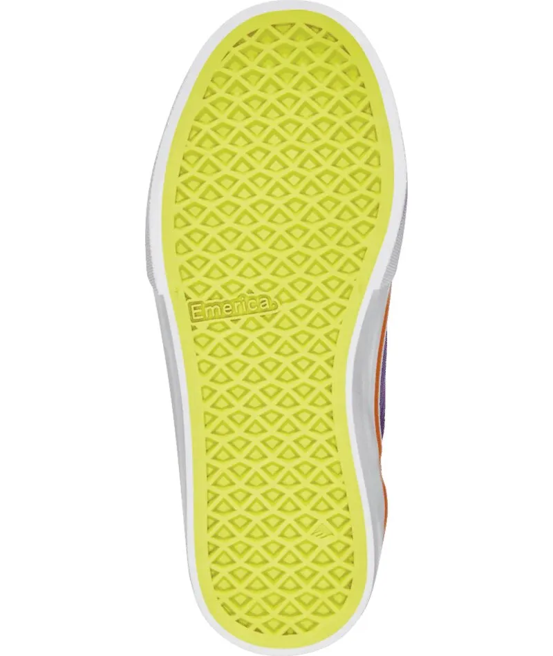 Emerica X OJ Youth Wino Slip-On Shoes Purple