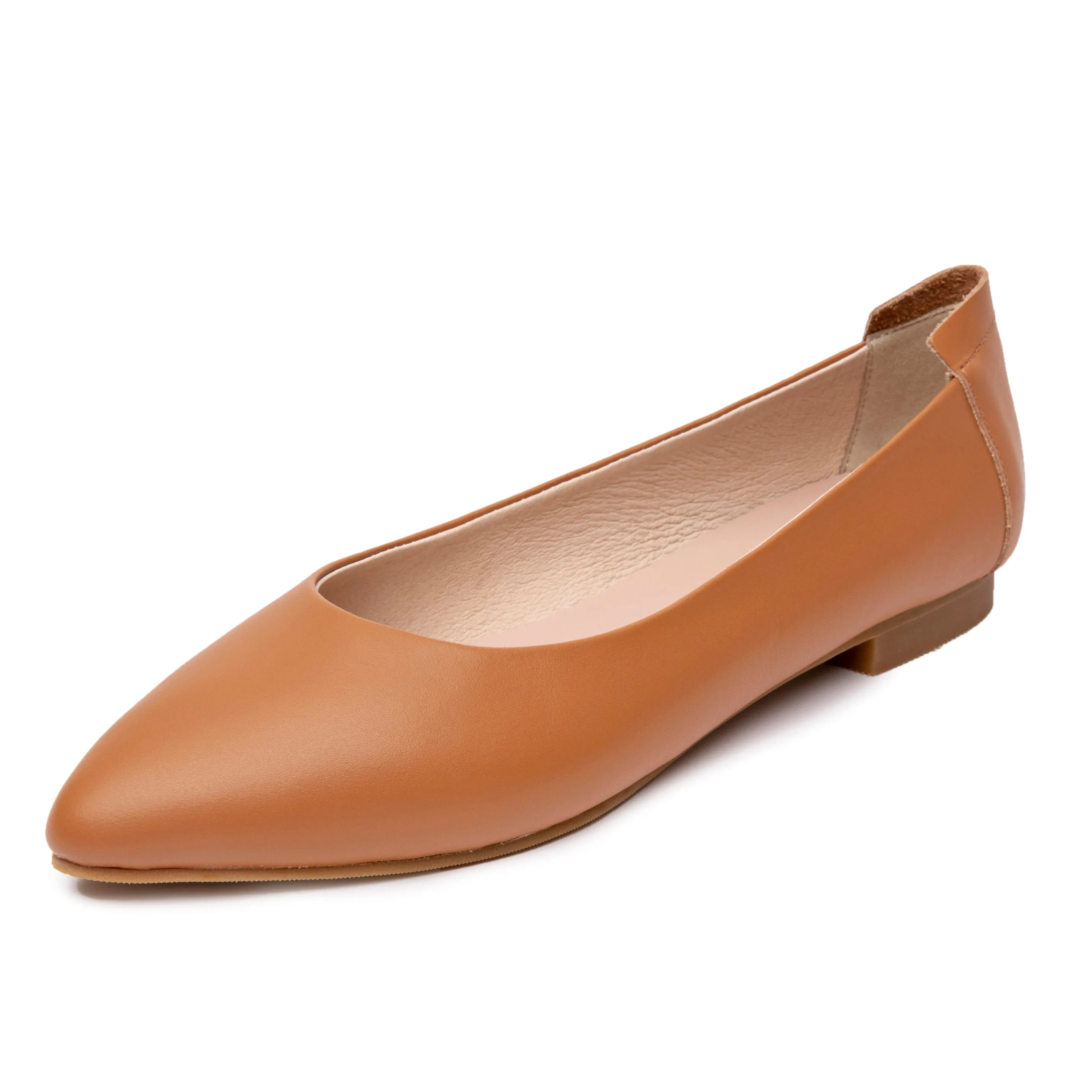 Extremely Soft Flats Shoes, Caramel