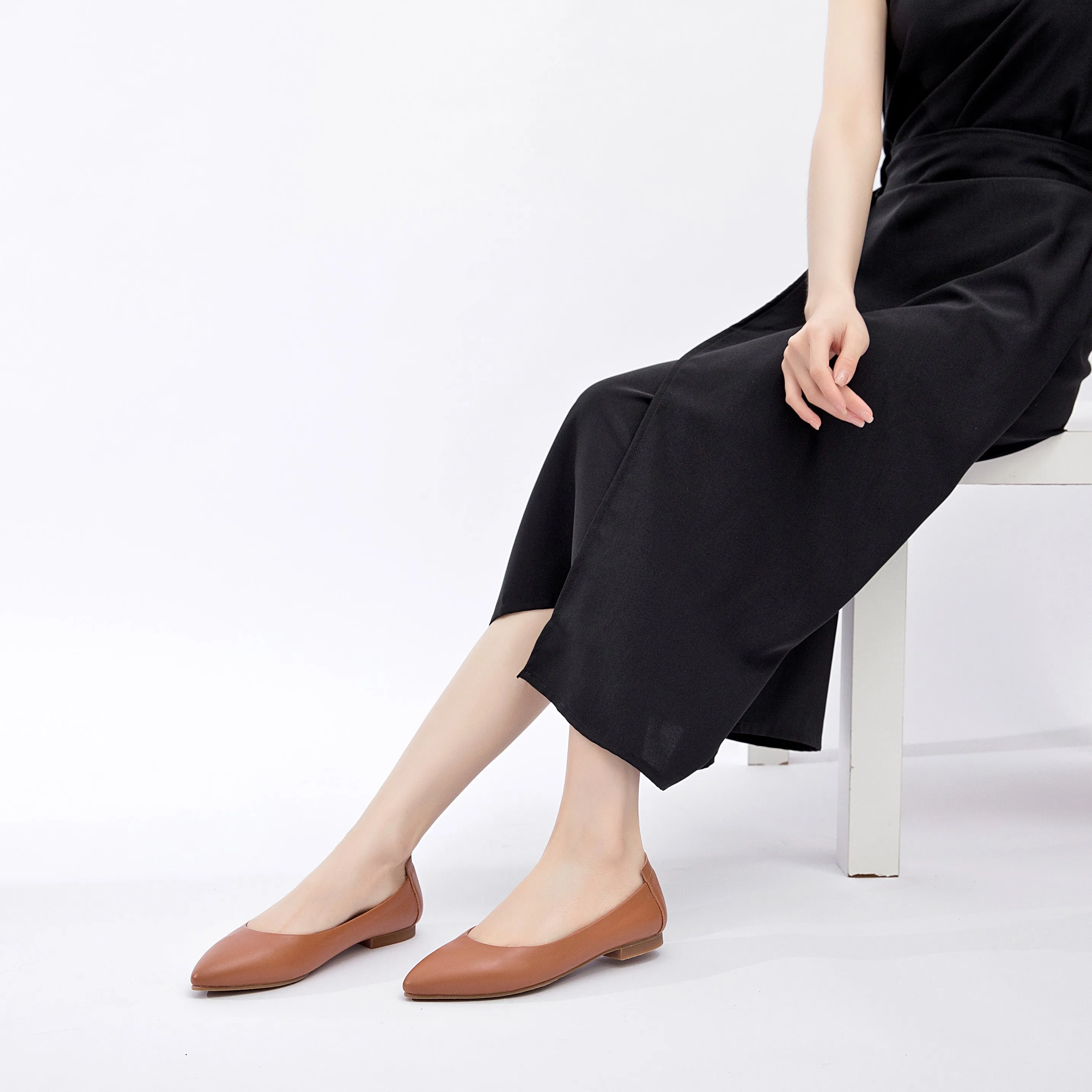 Extremely Soft Flats Shoes, Caramel