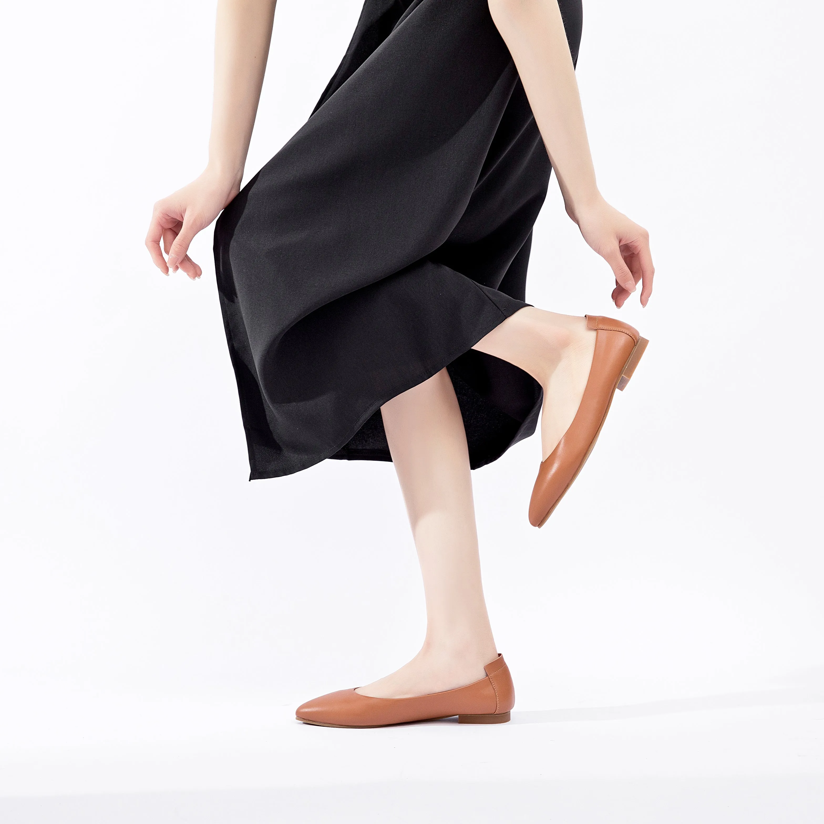 Extremely Soft Flats Shoes, Caramel