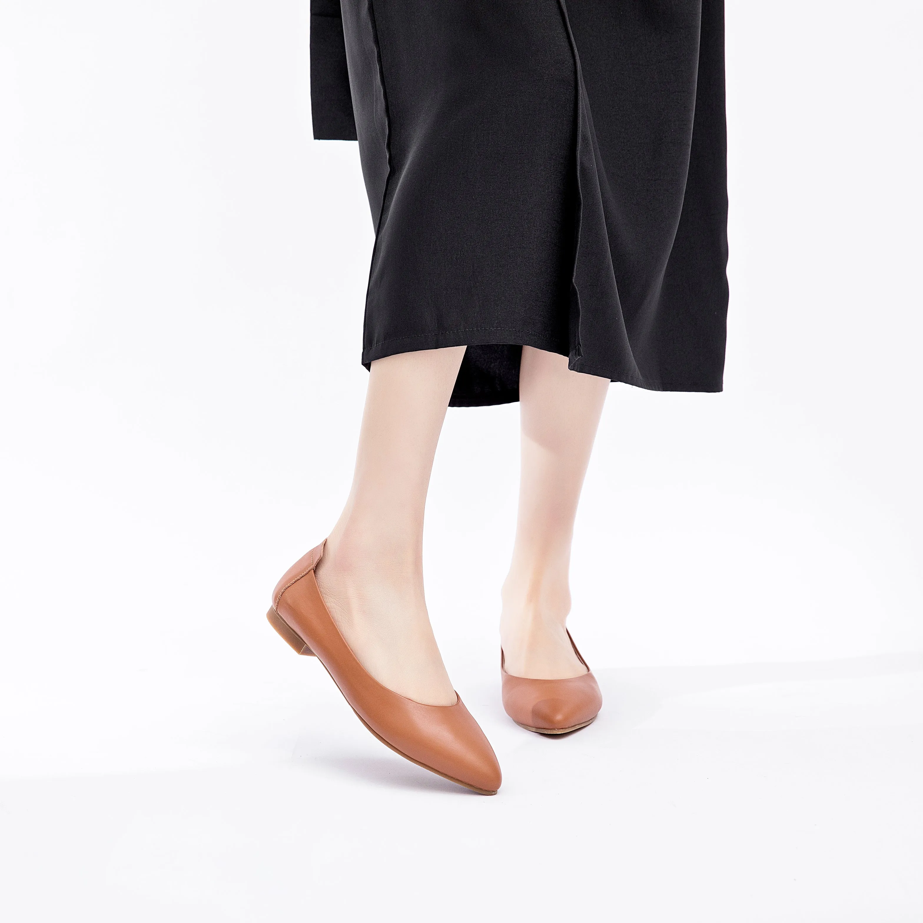 Extremely Soft Flats Shoes, Caramel