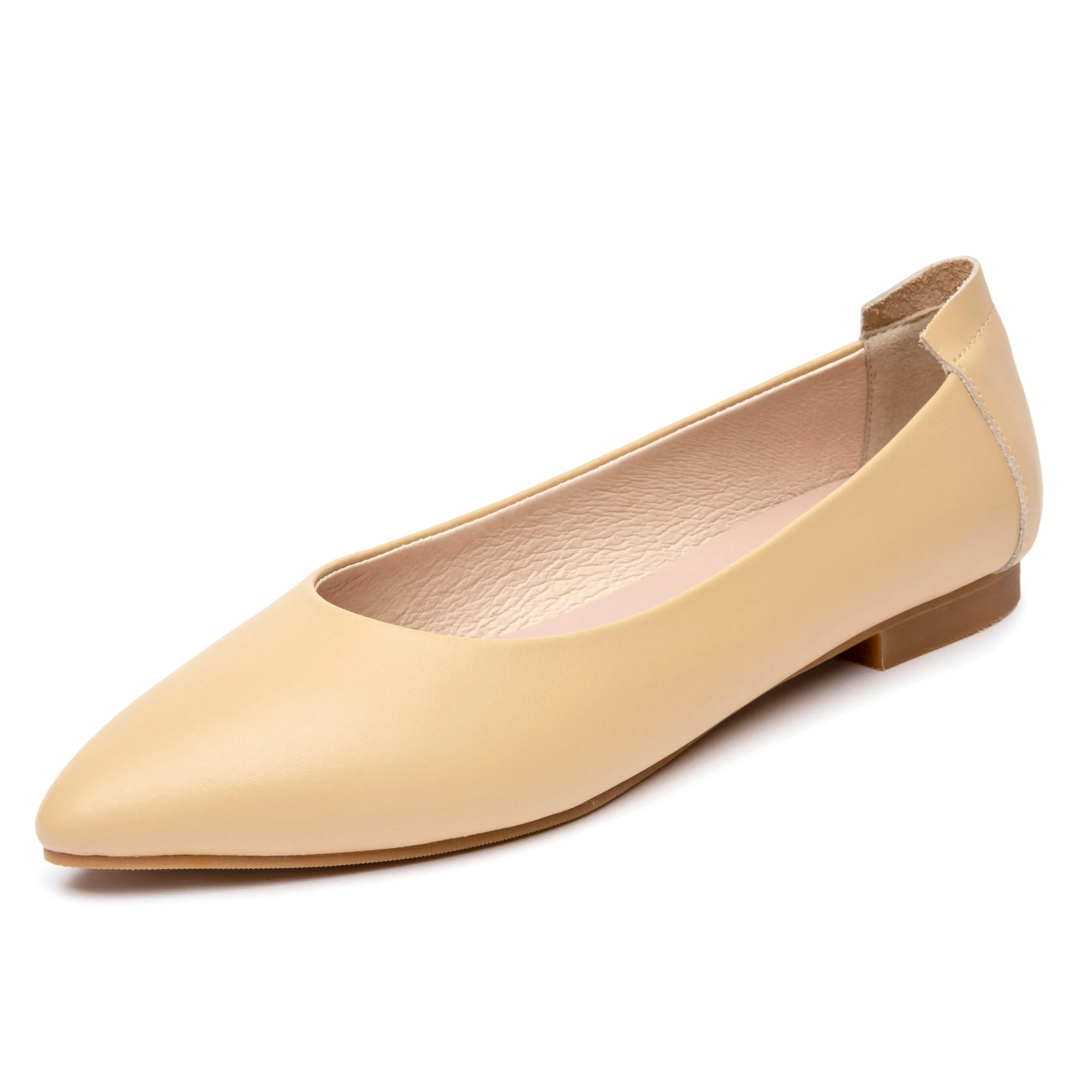 Extremely Soft Flats Shoes, Light Beige