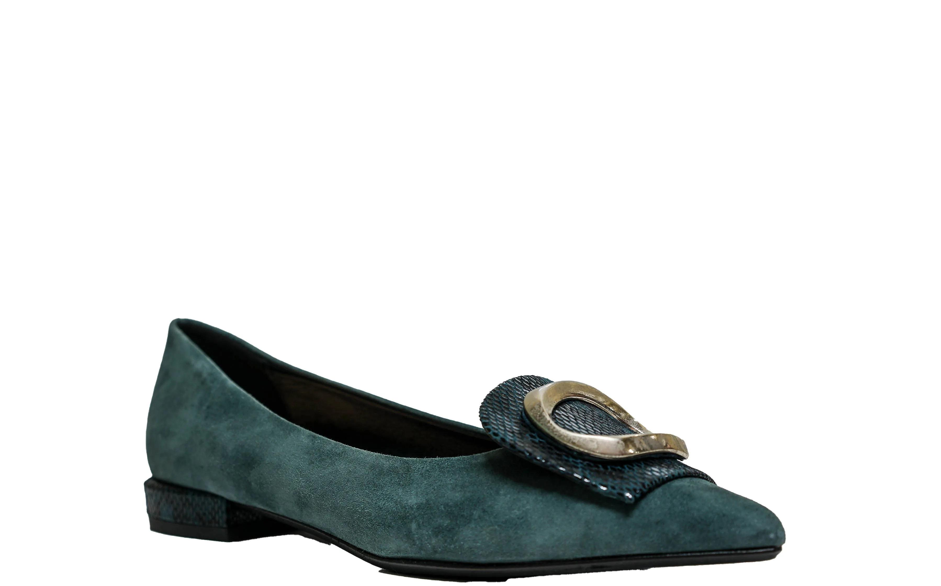 Fabio Rusconi Women’s Teal Snake Print Shoe F5625