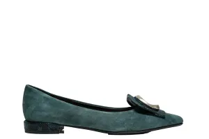 Fabio Rusconi Women’s Teal Snake Print Shoe F5625