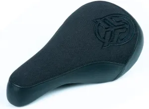 Federal Mid Stealth Logo Seat Black with Faux Leather Panels and Black Embroidery