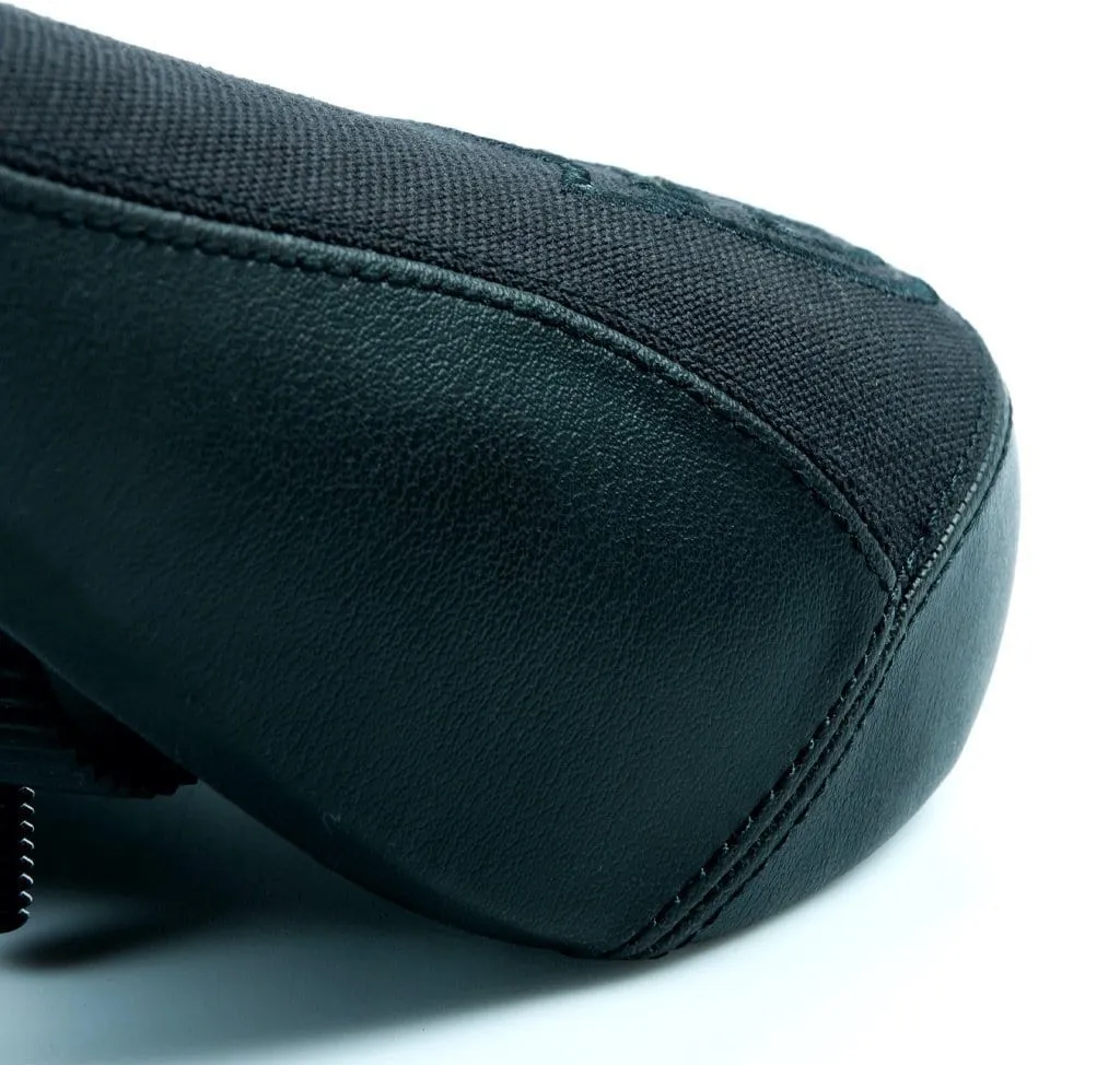 Federal Mid Stealth Logo Seat Black with Faux Leather Panels and Black Embroidery