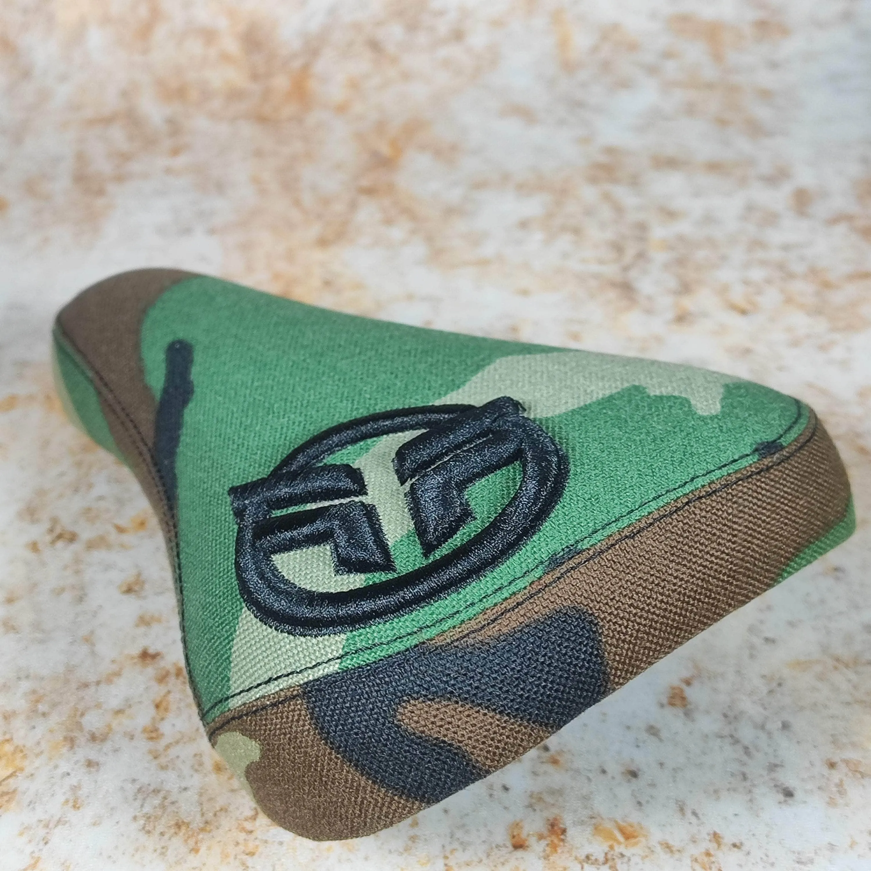 Federal Mid Stealth Logo Seat Camo with Raised Black Embroidery