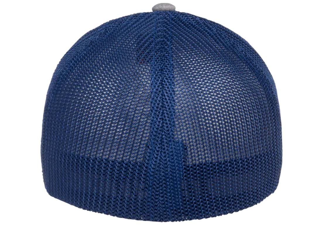 FLEXFIT® Melange Trucker Cap Heather/Royal
