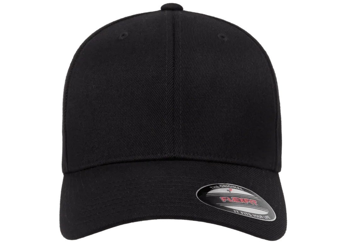 FLEXFIT® Premium Wool Blend Cap Black