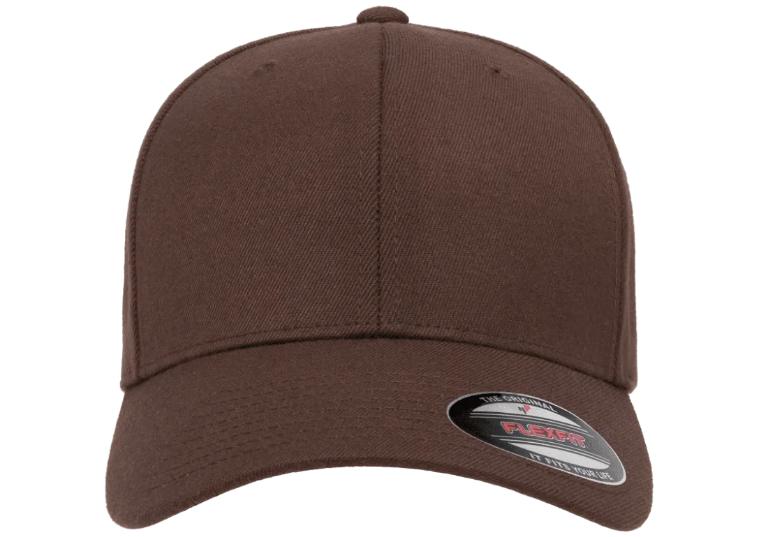 FLEXFIT® Premium Wool Blend Cap Brown